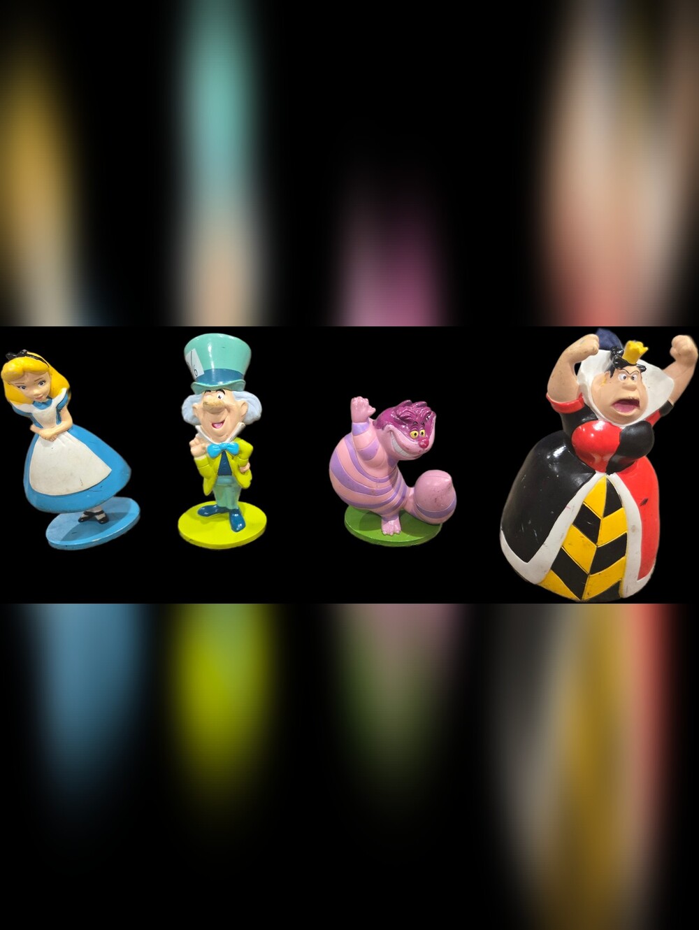 Alice in Wonderland Character Figurine Set - Colorful Kids Toy Collection - Picture 3 of 3